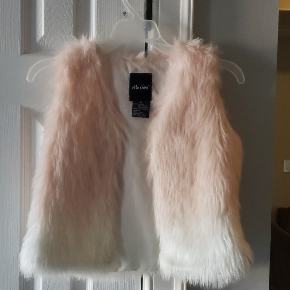 Girls fur vest